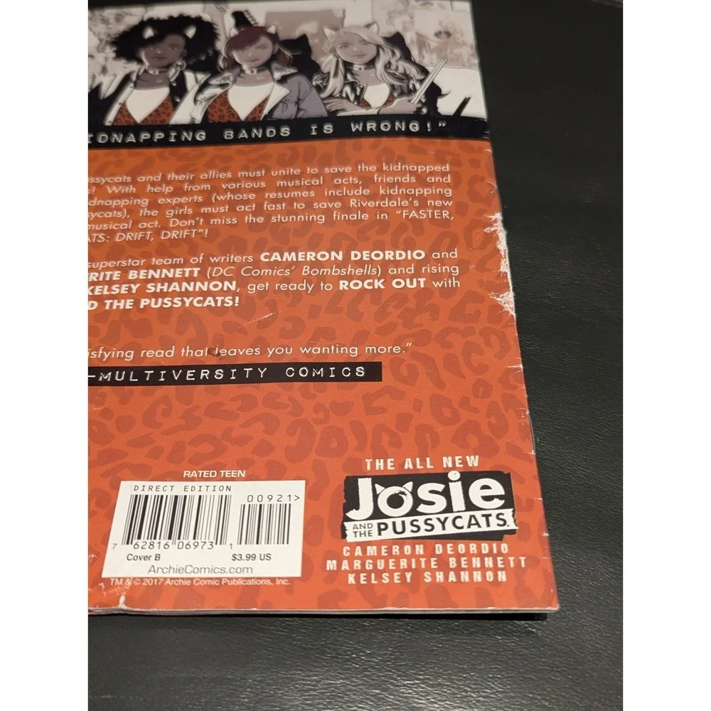 Archie Josie and the Pussycats Comic IDW Movie Prequel Collectible Issue #4
